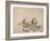 Three Old Men Drinking, C.1844-53-K?sh?-Framed Giclee Print