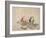 Three Old Men Drinking, C.1844-53-K?sh?-Framed Giclee Print