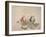 Three Old Men Drinking, C.1844-53-K?sh?-Framed Giclee Print