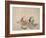 Three Old Men Drinking, C.1844-53-K?sh?-Framed Giclee Print