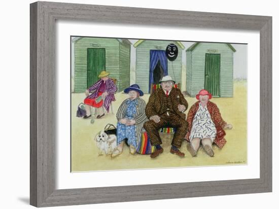 Three on a Beach-Gillian Lawson-Framed Giclee Print