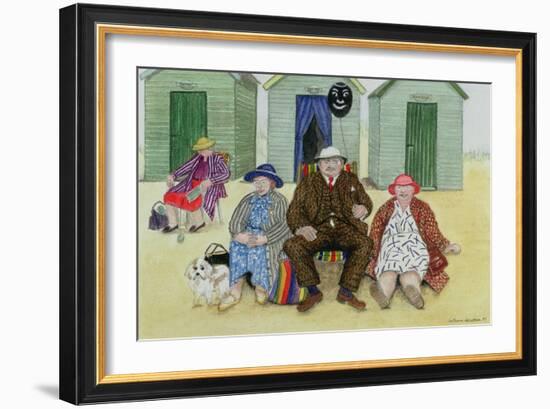 Three on a Beach-Gillian Lawson-Framed Giclee Print