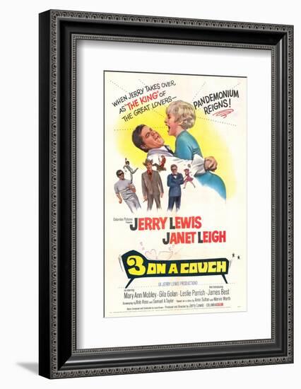 Three on a Couch - Movie Poster Reproduction-null-Framed Photo