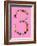 Three On Pink-null-Framed Art Print