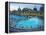 Three Outdoor Naturally Heated Pools and Several Indoor Pools at Szechenyi Baths, Budapest, Hungary-David Greedy-Framed Premier Image Canvas