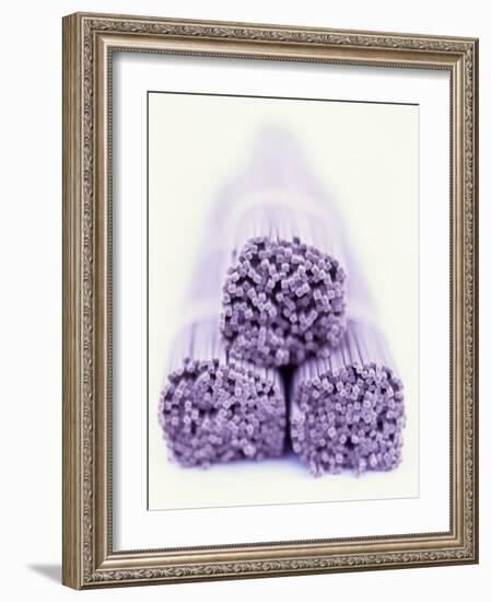 Three Packs of Buckwheat Noodles-Peter Medilek-Framed Photographic Print