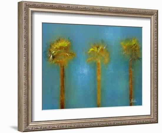 Three Palms I-Patricia Pinto-Framed Art Print