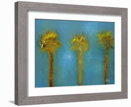 Three Palms I-Patricia Pinto-Framed Art Print