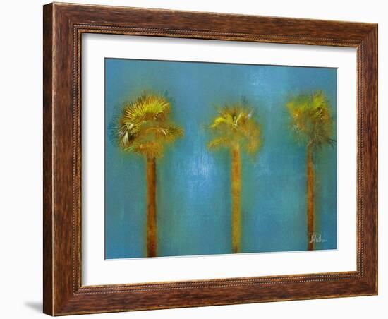Three Palms I-Patricia Pinto-Framed Premium Giclee Print