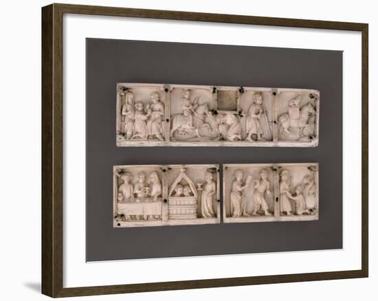 Three Panels of a Box: the Story of the Prodigal Son-null-Framed Giclee Print