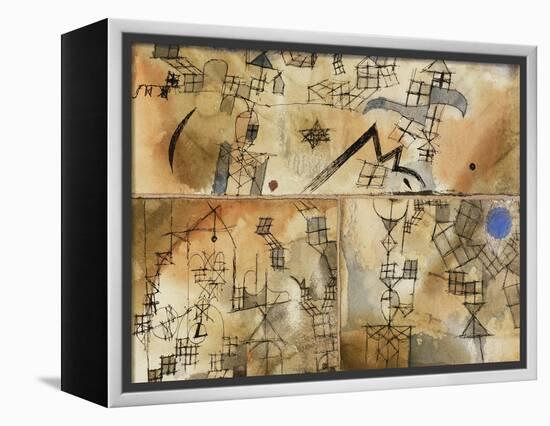 Three-Part Composition-Paul Klee-Framed Premier Image Canvas