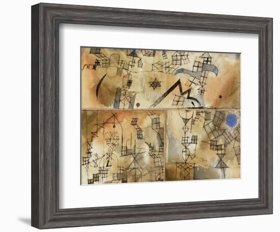 Three-Part Composition-Paul Klee-Framed Giclee Print