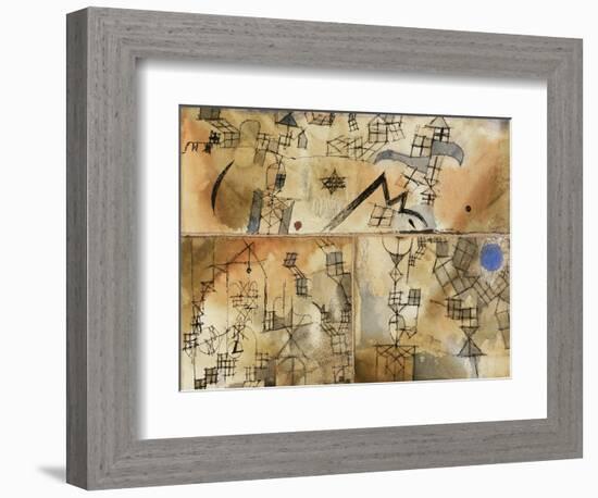 Three-Part Composition-Paul Klee-Framed Giclee Print