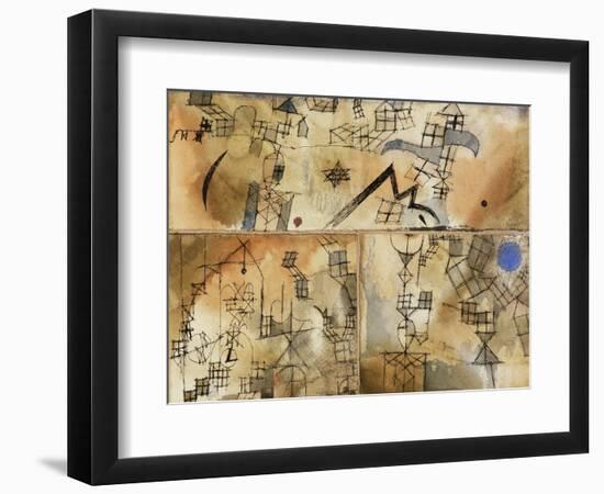 Three-Part Composition-Paul Klee-Framed Giclee Print