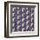 Three Part Tumbling Blocks (Purple)-Susan Clickner-Framed Giclee Print
