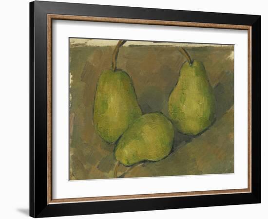 Three Pears, 1878-9-Paul Cezanne-Framed Giclee Print