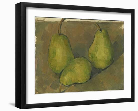 Three Pears, 1878-9-Paul Cezanne-Framed Giclee Print