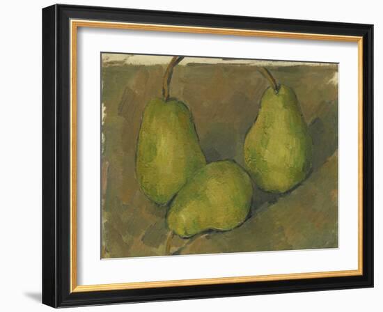 Three Pears, 1878-9-Paul Cezanne-Framed Giclee Print