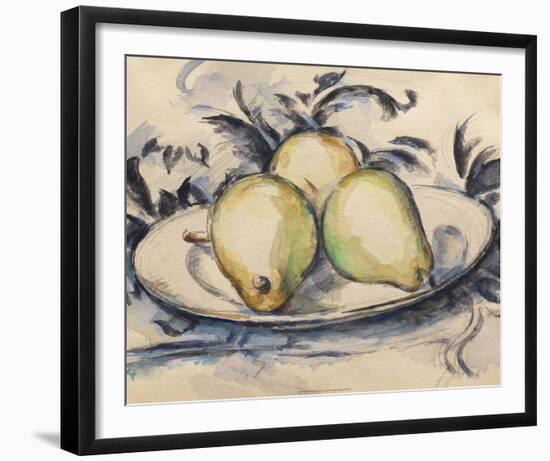 Three Pears, 1888-90-Paul Cézanne-Framed Art Print