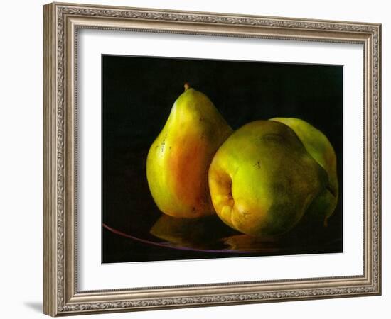 Three Pears-Terri Hill-Framed Giclee Print