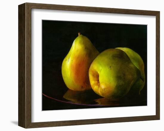 Three Pears-Terri Hill-Framed Giclee Print