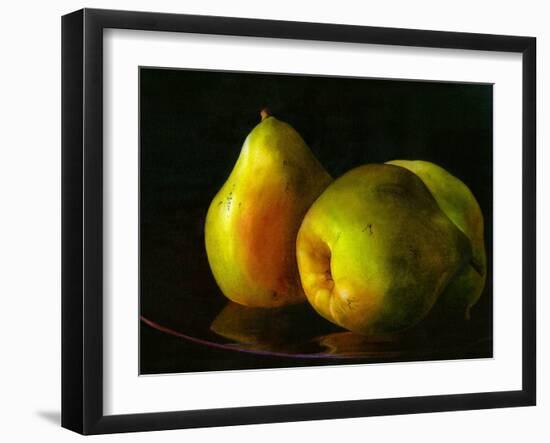 Three Pears-Terri Hill-Framed Giclee Print