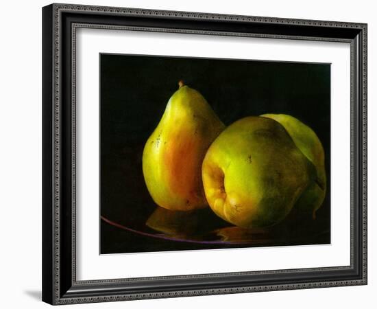 Three Pears-Terri Hill-Framed Giclee Print