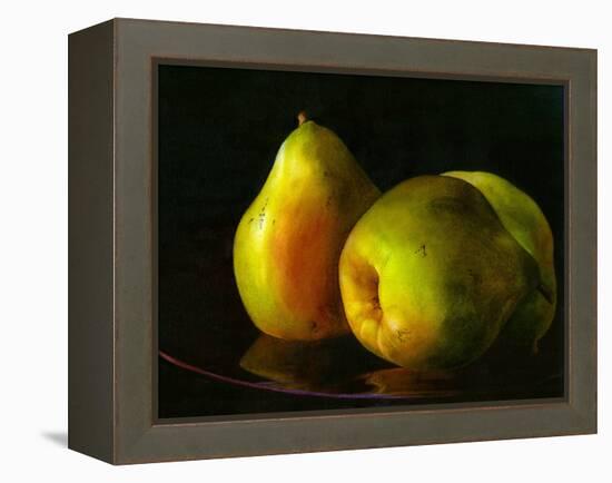 Three Pears-Terri Hill-Framed Premier Image Canvas