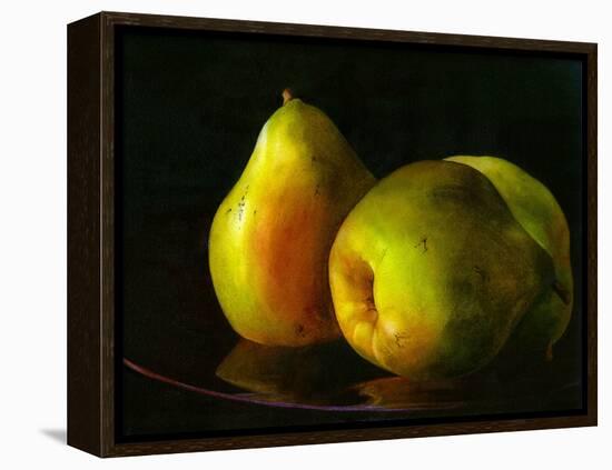 Three Pears-Terri Hill-Framed Premier Image Canvas