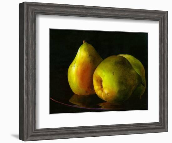 Three Pears-Terri Hill-Framed Giclee Print