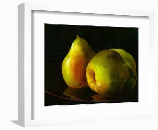 Three Pears-Terri Hill-Framed Giclee Print