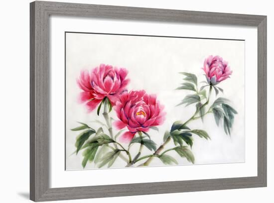 Three Peonies-Surovtseva-Framed Art Print