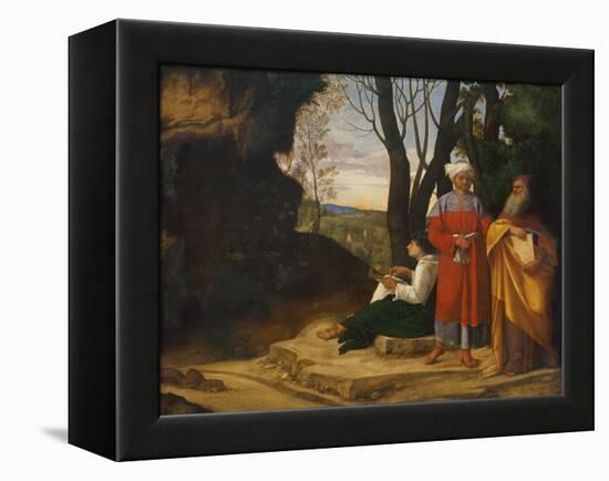 Three Philosophers, 1508-1509-Giorgione-Framed Premier Image Canvas