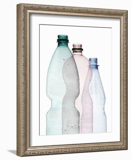 Three Plastic Bottles-Petr Gross-Framed Photographic Print