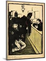 Three Policemen Bring a Man Beaten Black and Blue into the Police Station-F?lix Vallotton-Mounted Giclee Print