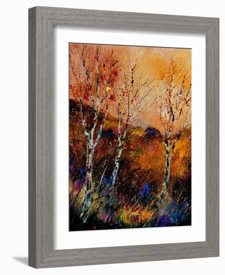 Three Poplars-Pol Ledent-Framed Art Print