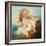 Three Putti Wreathed with Flowers (Oil on Canvas)-Jean-Honore Fragonard-Framed Giclee Print