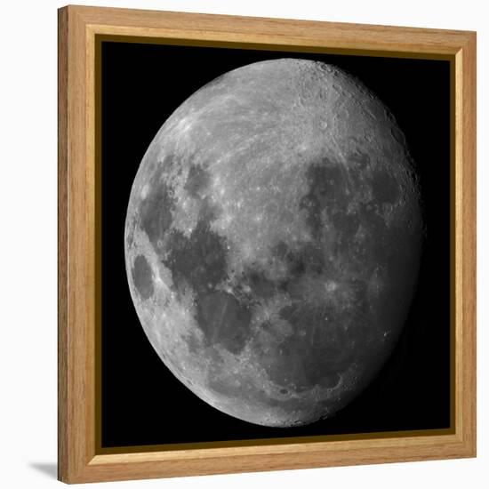 Three Quarter Moon-Stocktrek Images-Framed Premier Image Canvas