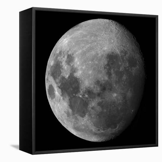 Three Quarter Moon-Stocktrek Images-Framed Premier Image Canvas