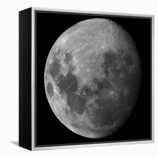 Three Quarter Moon-Stocktrek Images-Framed Premier Image Canvas