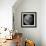 Three Quarter Moon-Stocktrek Images-Framed Photographic Print displayed on a wall