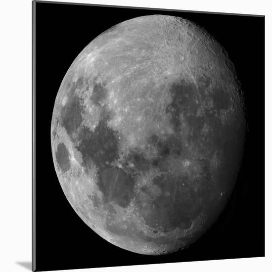 Three Quarter Moon-Stocktrek Images-Mounted Photographic Print