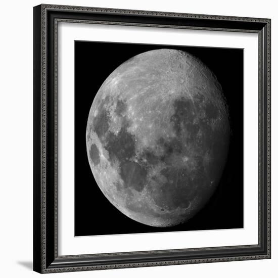 Three Quarter Moon-Stocktrek Images-Framed Photographic Print