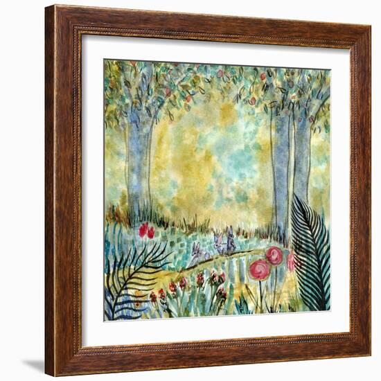 Three Rabbits-Wyanne-Framed Giclee Print