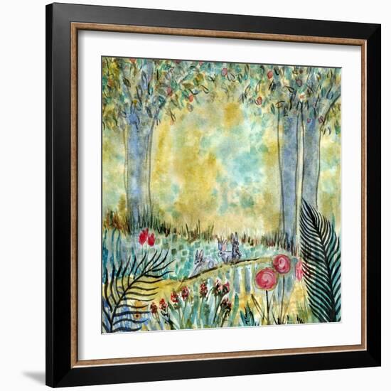 Three Rabbits-Wyanne-Framed Giclee Print