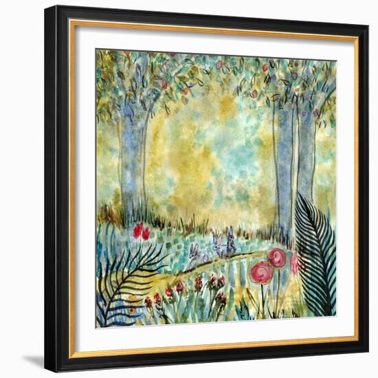 Three Rabbits-Wyanne-Framed Premium Giclee Print