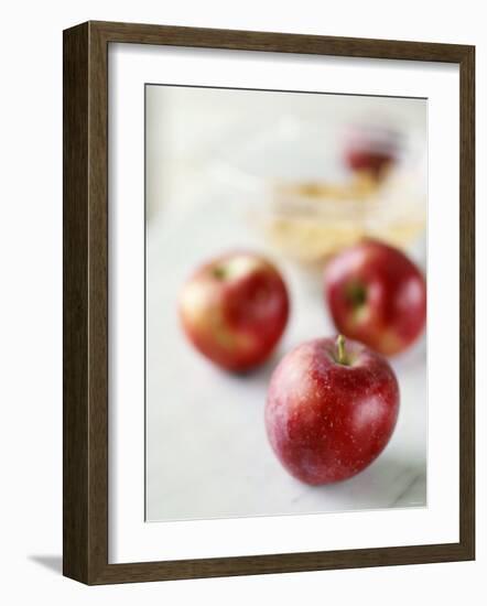 Three Red Apples-Alena Hrbkova-Framed Photographic Print