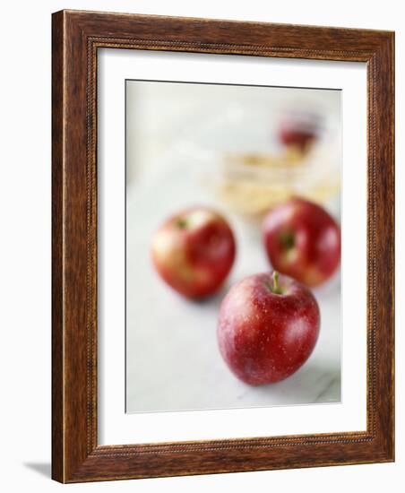 Three Red Apples-Alena Hrbkova-Framed Photographic Print