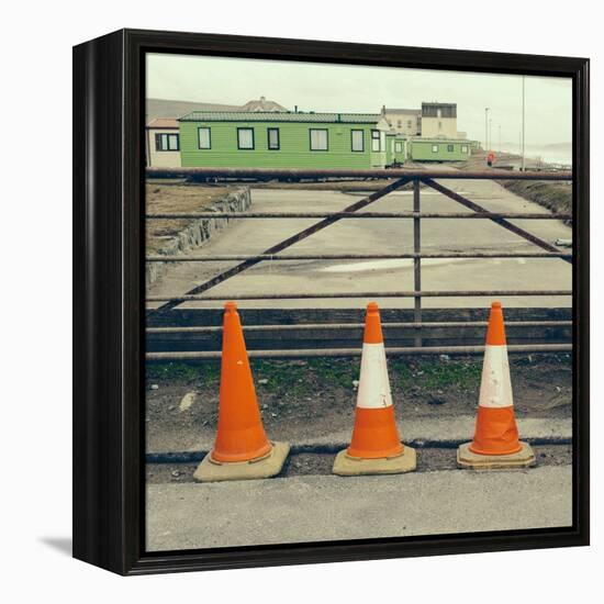 Three Red Cones-Clive Nolan-Framed Premier Image Canvas