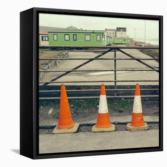 Three Red Cones-Clive Nolan-Framed Premier Image Canvas